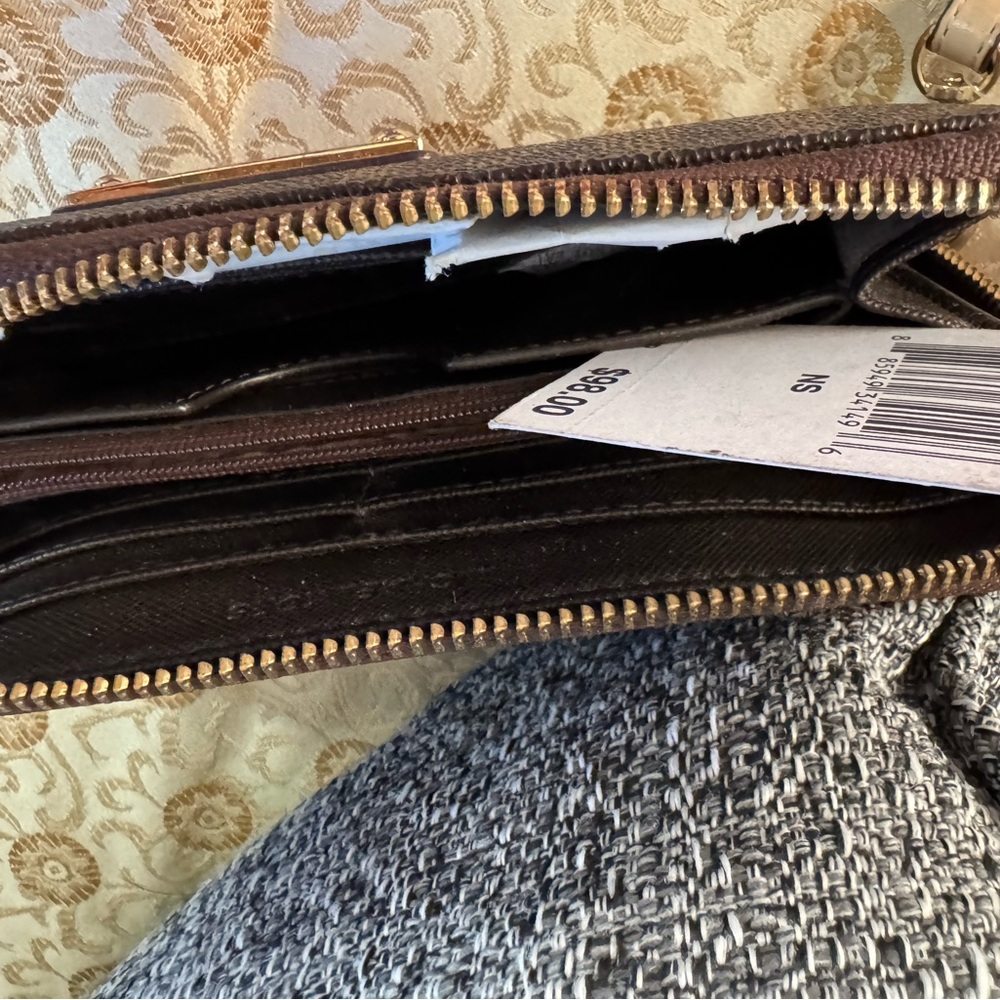 Michael Kors Dark Brown Wristlet - Picture 3 of 4